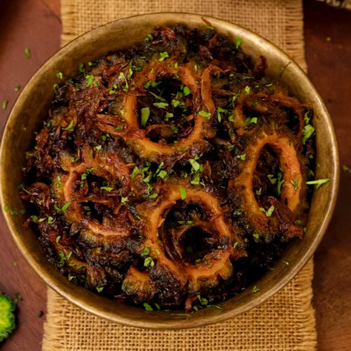 Karela Pyaz Sabzi