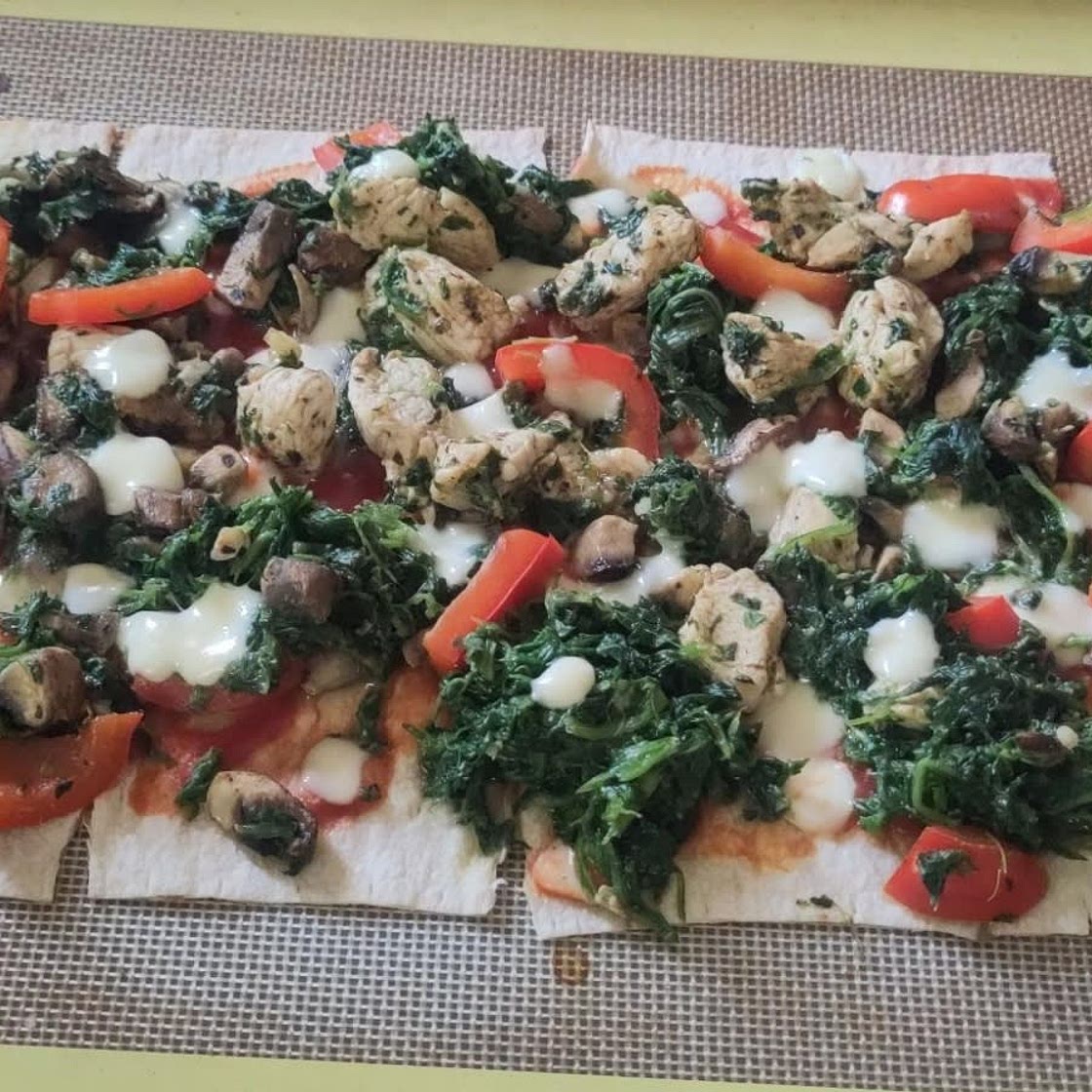 Dairy Free Lavash Protein Pizza