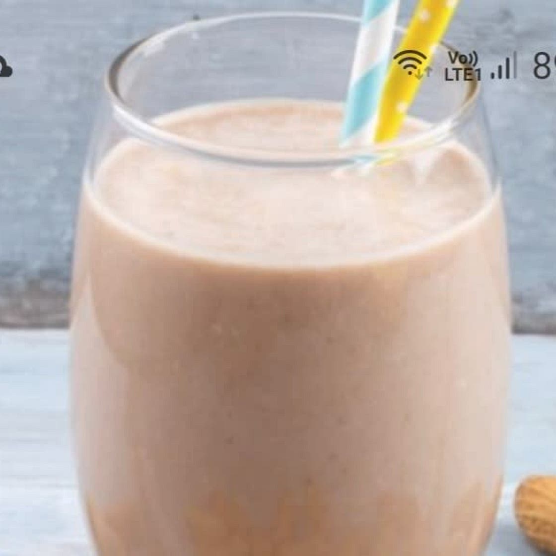 Frullato al cioccolato e tahina
