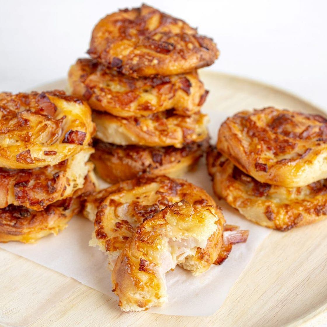 Cheese and bacon rolls recipe