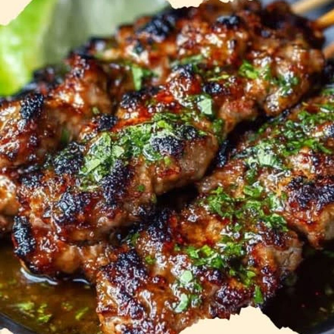 Grilled Thai Coconut Chicken Skewers