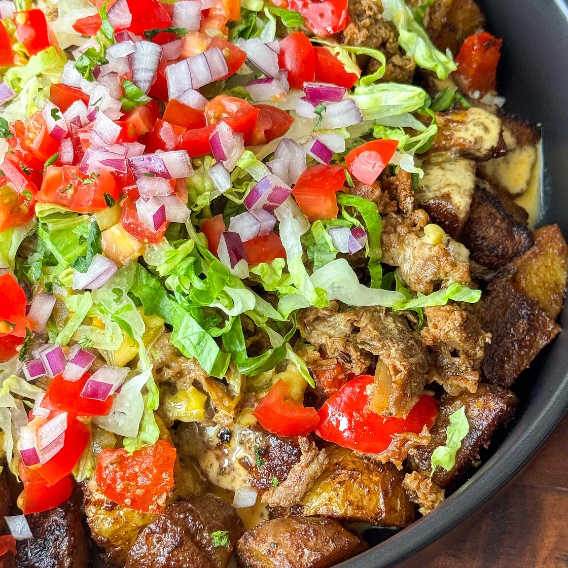 Loaded Potato Taco Bowl