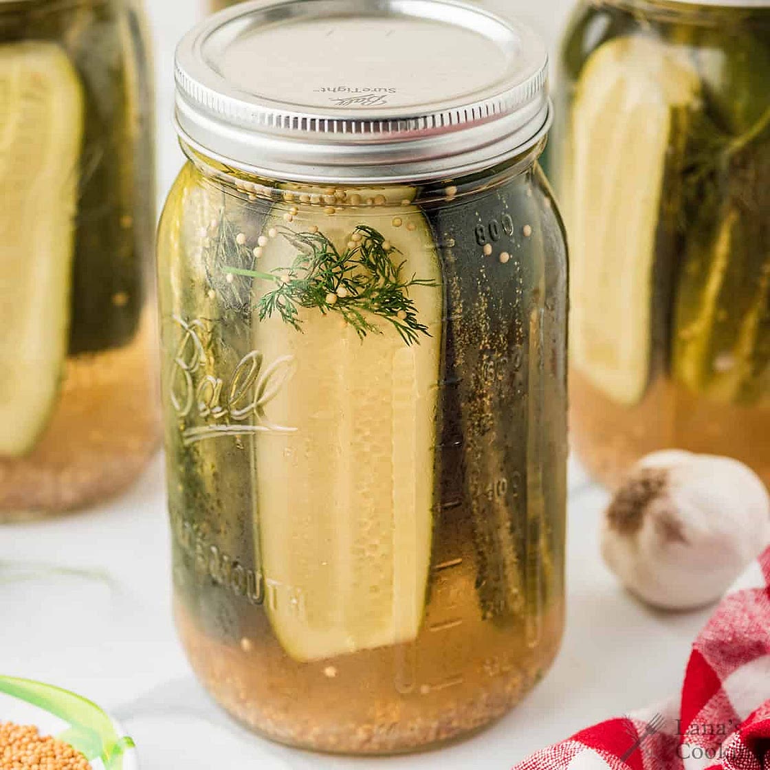 Refrigerator Kosher Dill Pickles (Claussen Copycat)