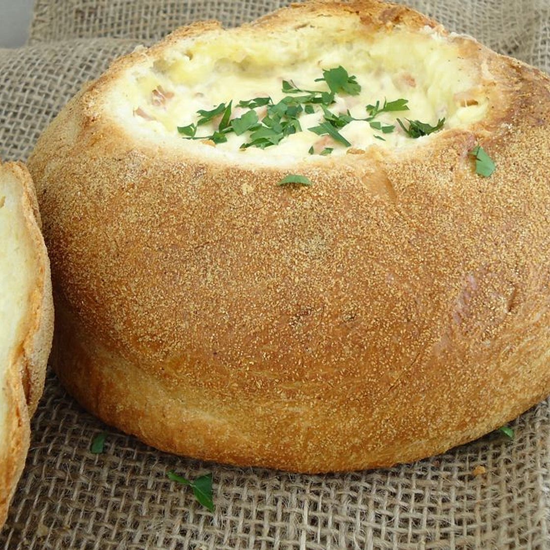 Bacon and Cheese Cob Loaf Recipe