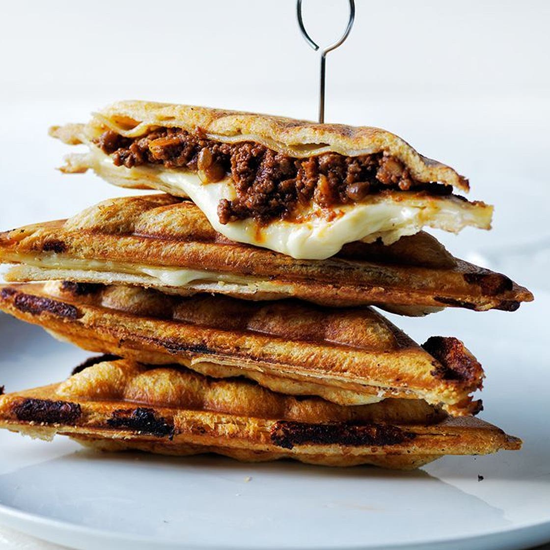 Beef lasagne jaffle