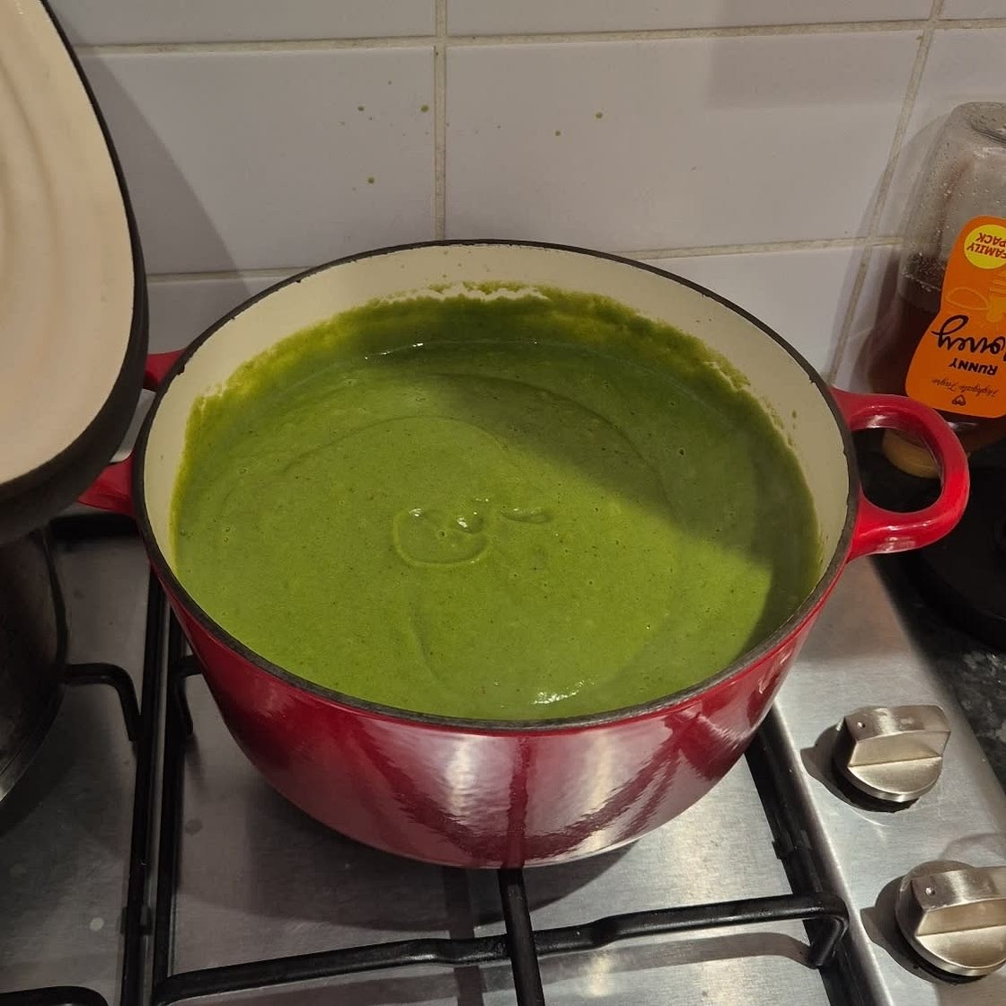 Super Green Sheet Pan Soup