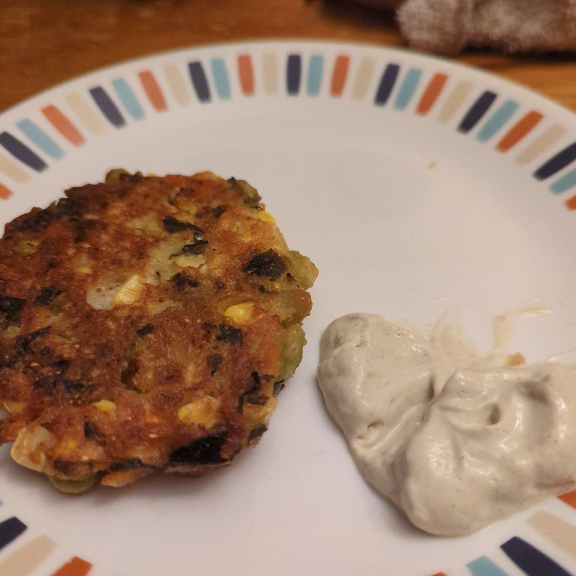 Cornbread vegetable fritters