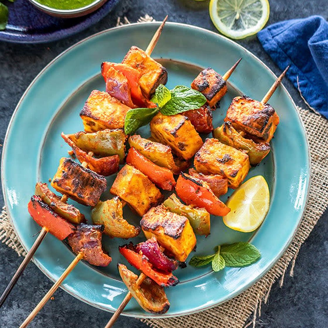 Paneer kebabs