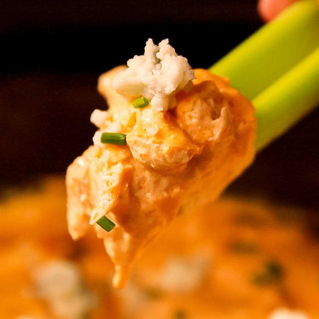 Crockpot Buffalo Chicken Dip