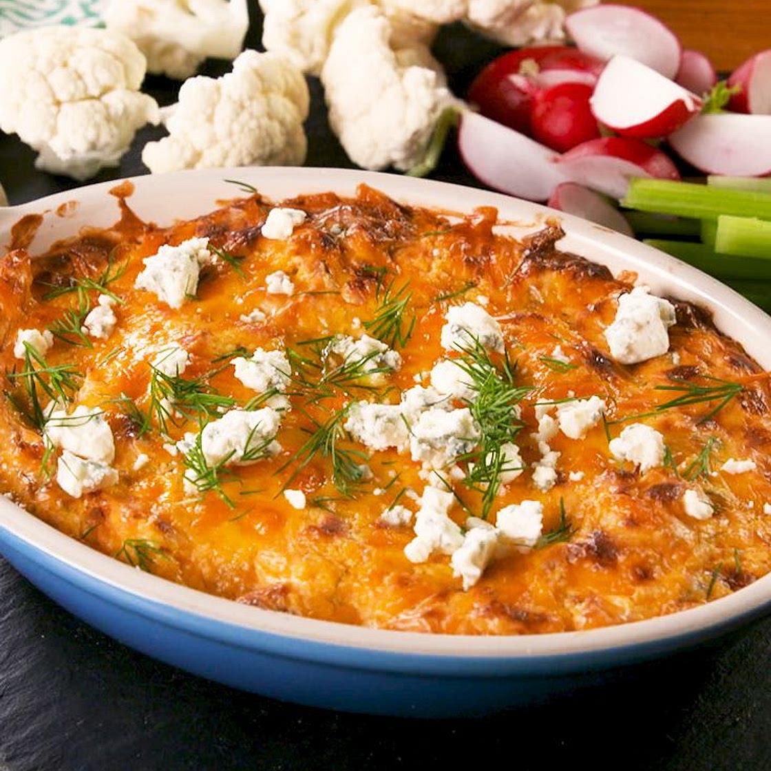 Crockpot Buffalo Chicken Dip