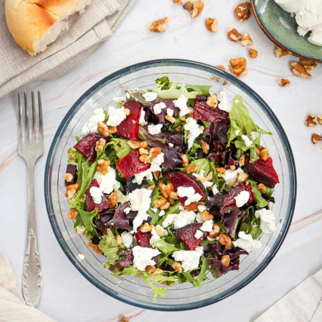 Roasted Beet and Goat Cheese Salad