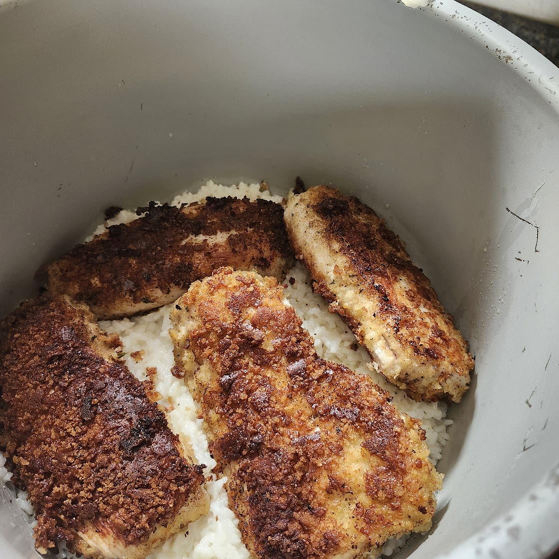 Turkey Cutlets with Parmesan Crust