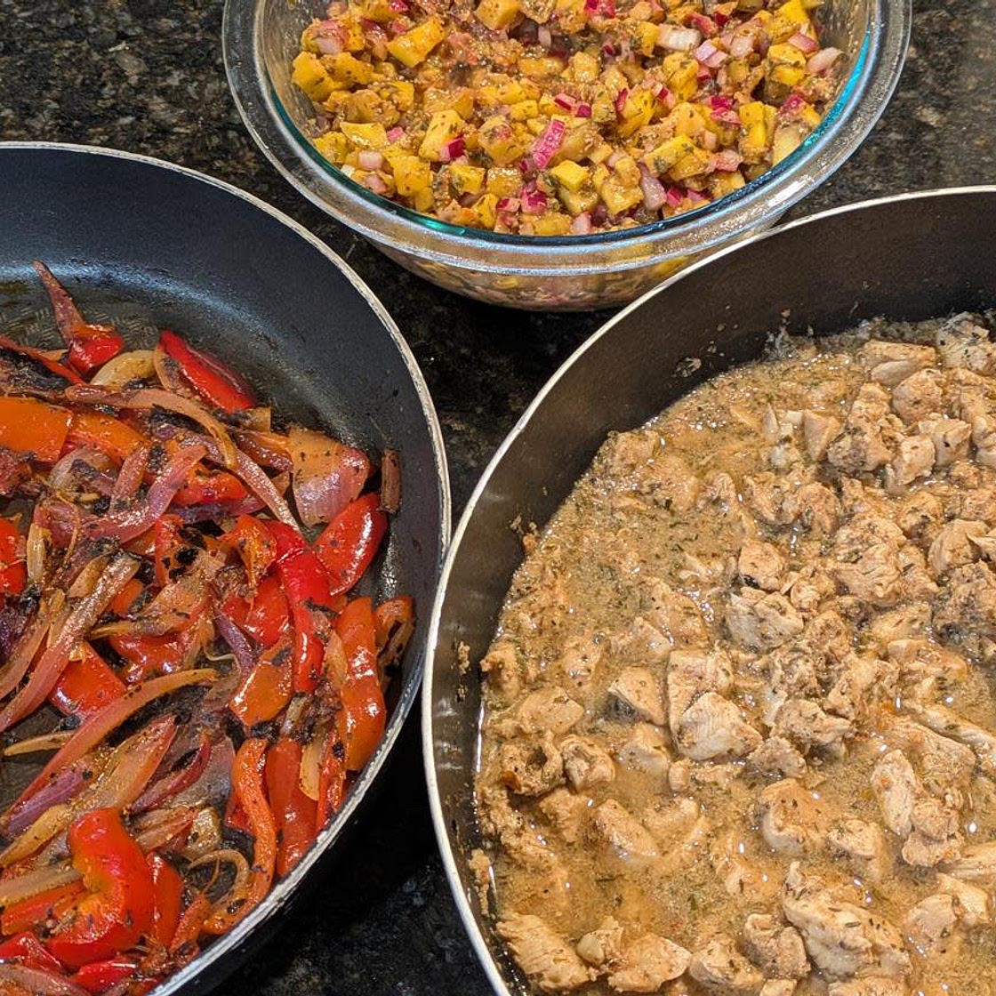 Chicken Fajitas with Peppers