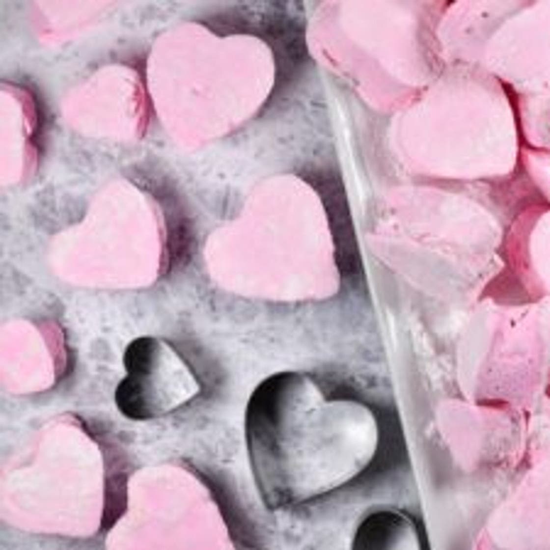 Strawberry Marshmallow Hearts