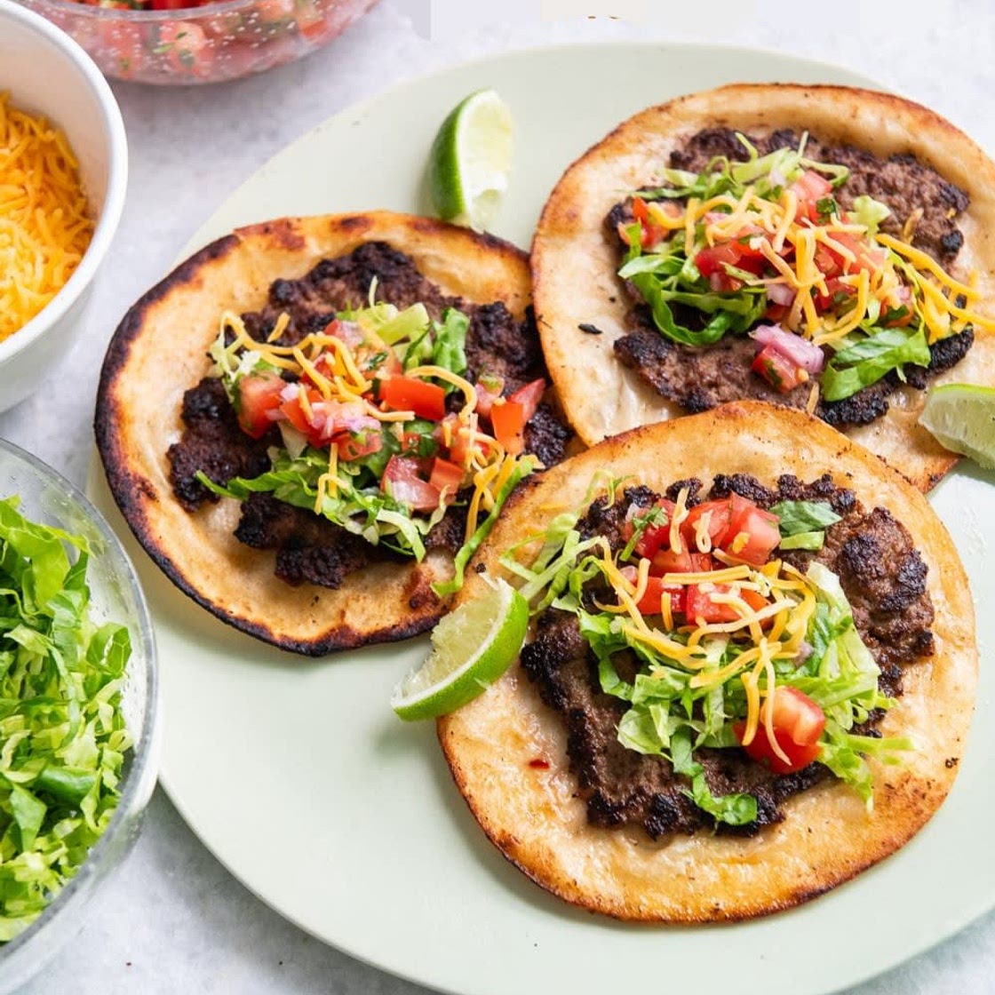 Smash Beef Tacos