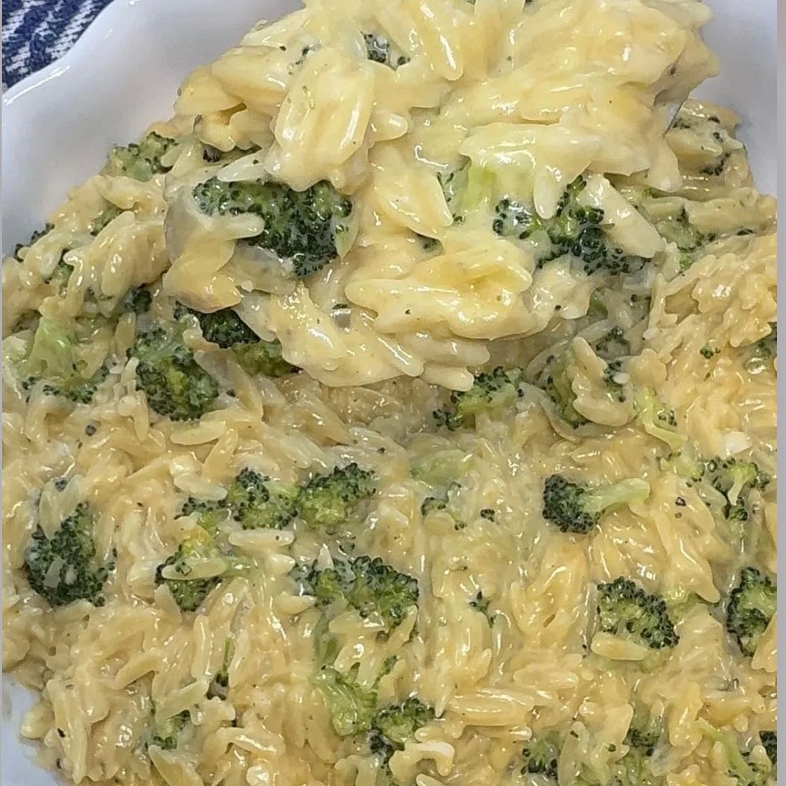 Broccoli & Cheddar Orzo 