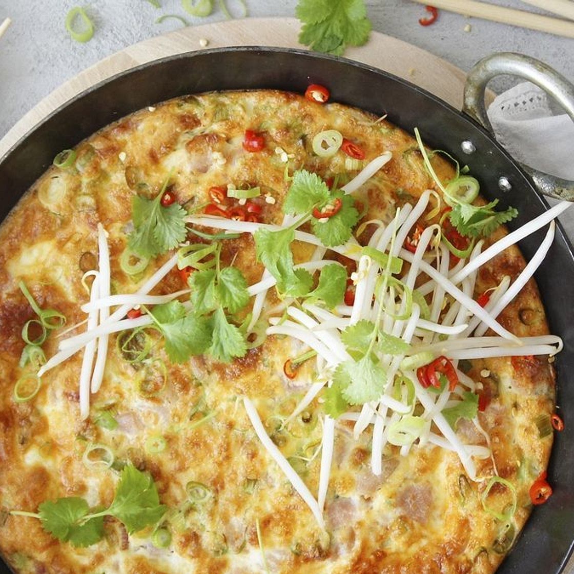 Cheesy Egg and Bacon Frittata