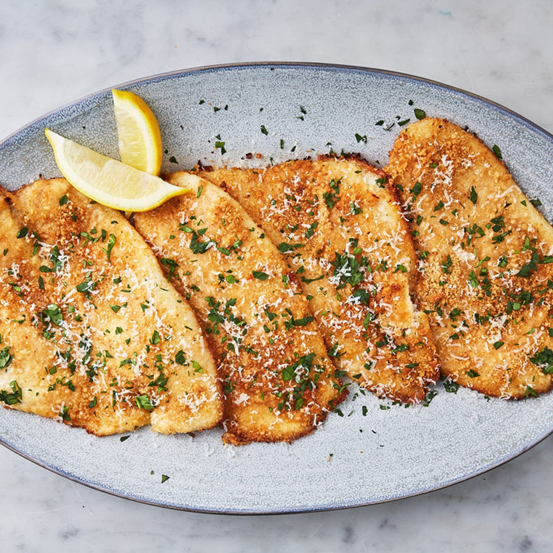 Garlic Parmesan Flounder