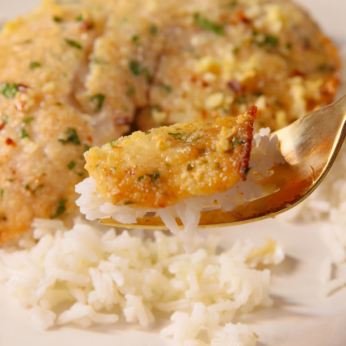 Garlic Parmesan Flounder