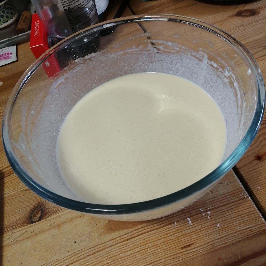 Pâte à crêpe moelleuse