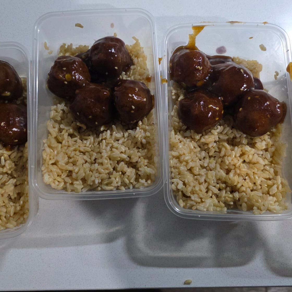 Teriyaki Meatball Bowls