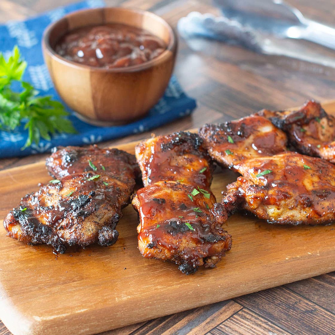 BBQ Grilled Chicken Thighs Recipe