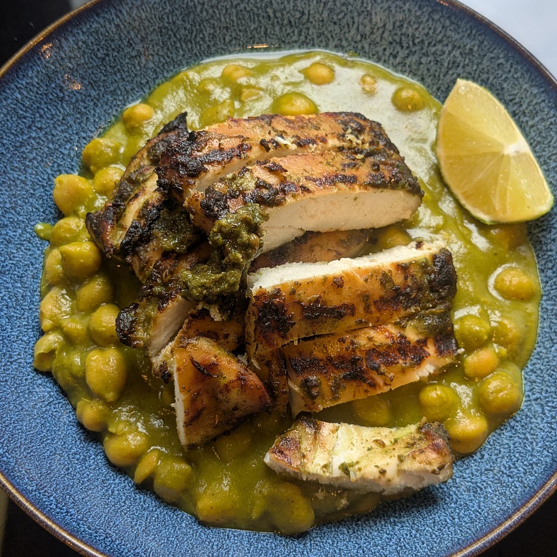 Thai Chicken and Chickpea Green Curry