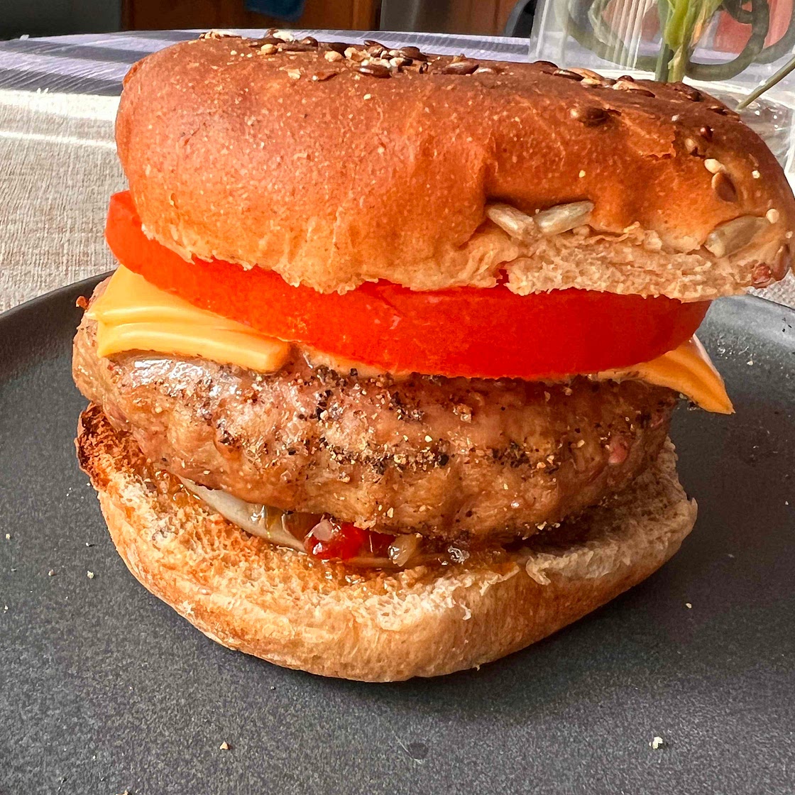 Strawzy’s Turkey Burger 