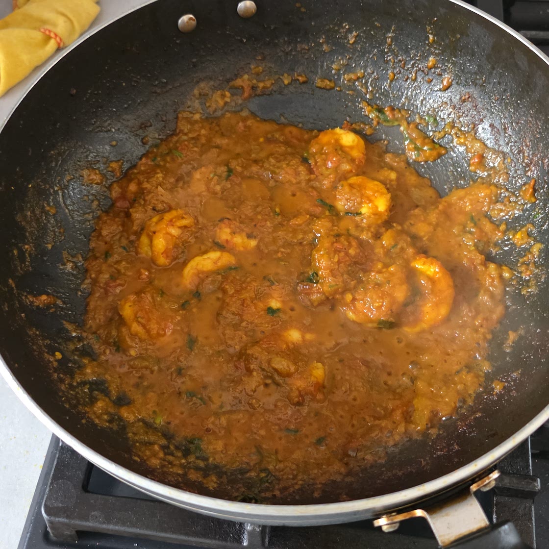 King prawn madras