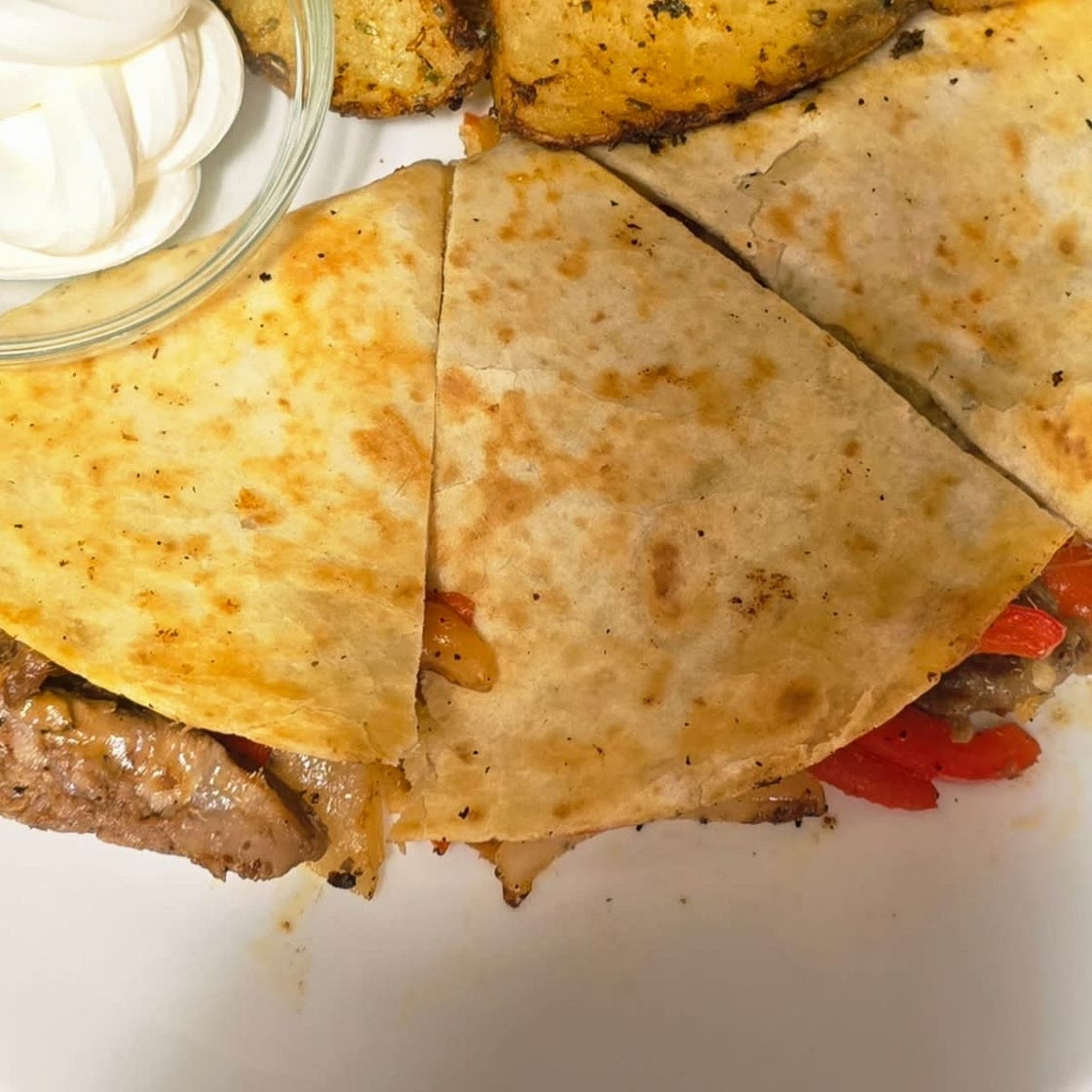 Cheese Steak Quesadillas