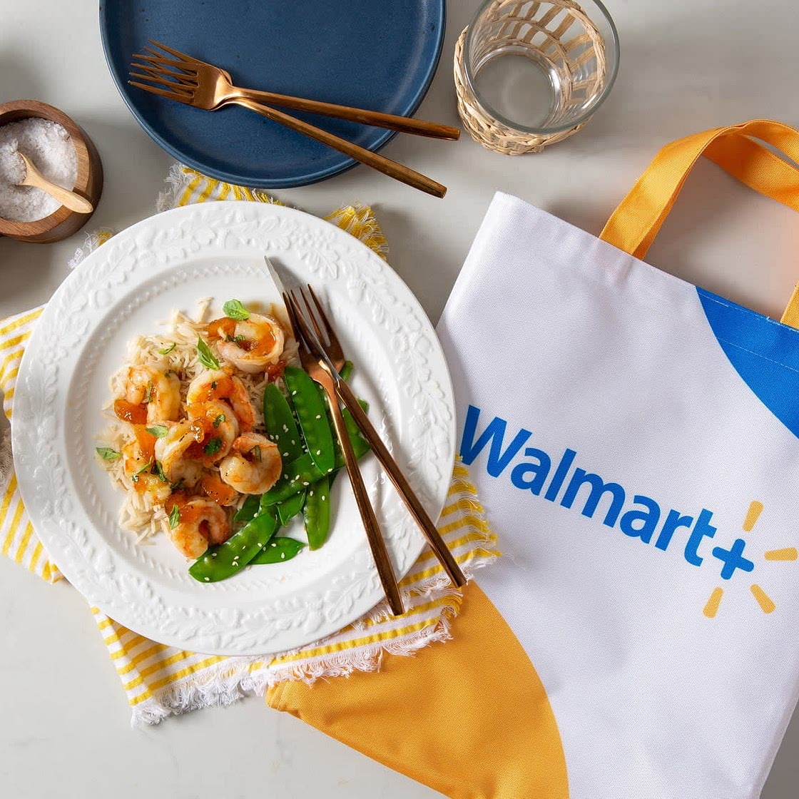 Apricot glazed shrimp