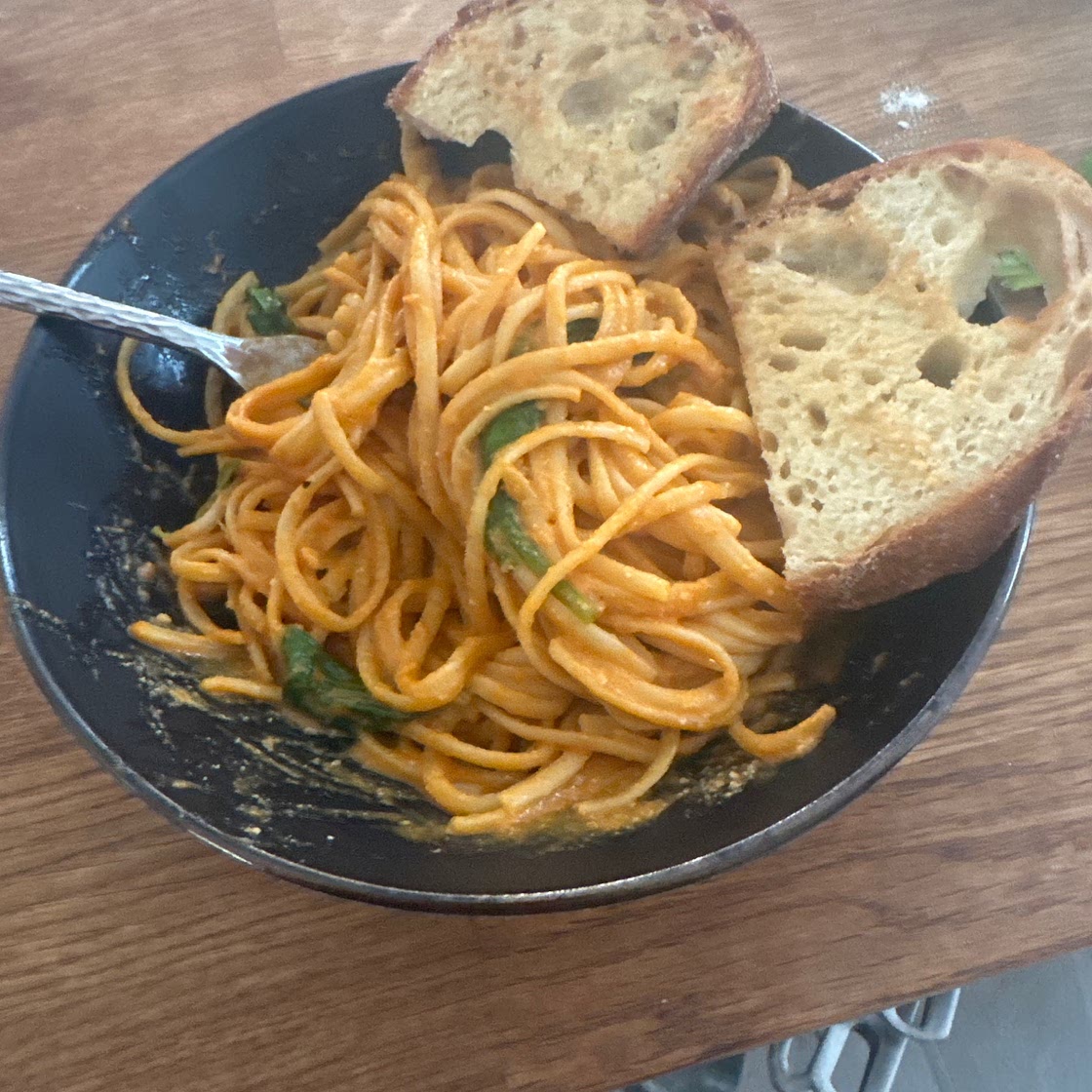 Vegan Roasted Red Pepper Pasta (GF)