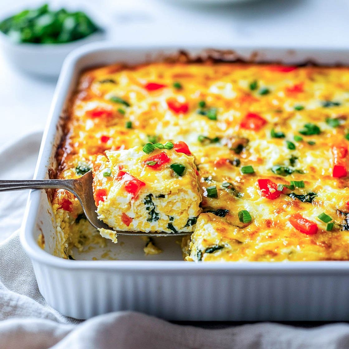 Cottage Cheese Egg Casserole