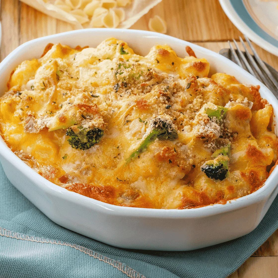 Tuna Casserole (Baked Tuna and Noodle Dish)