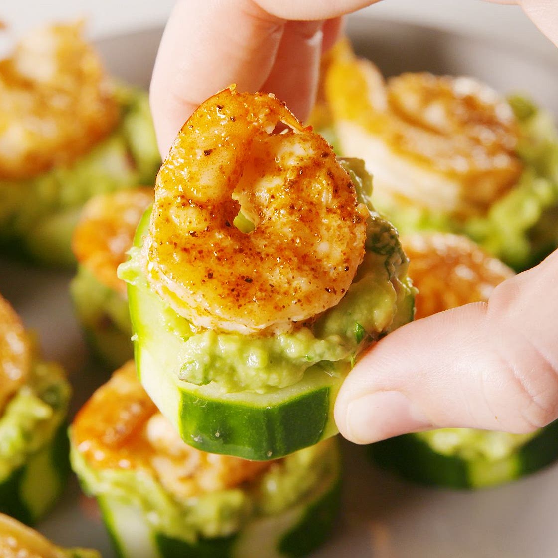 Shrimp Cucumber Bites