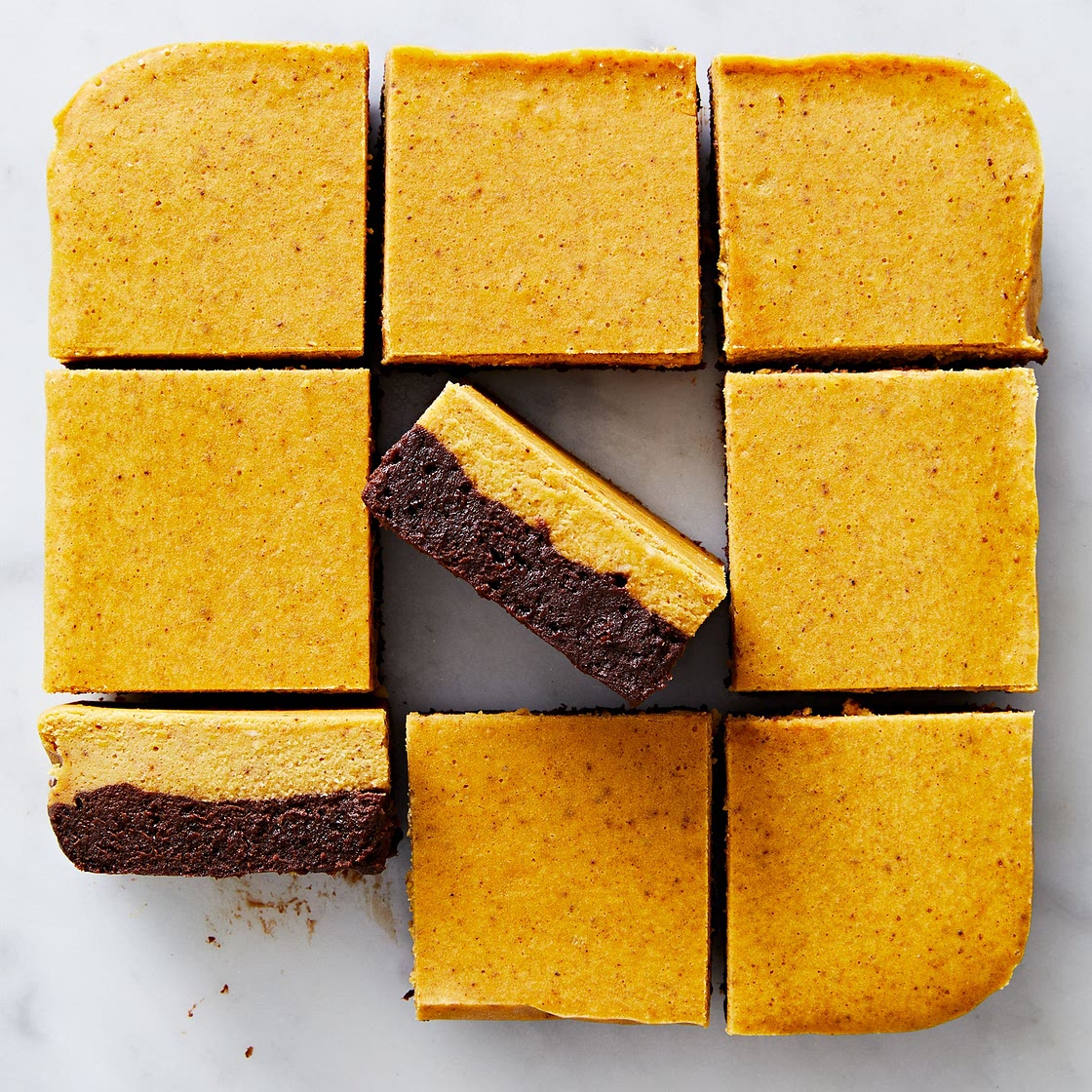 Pumpkin Cheesecake Brownies