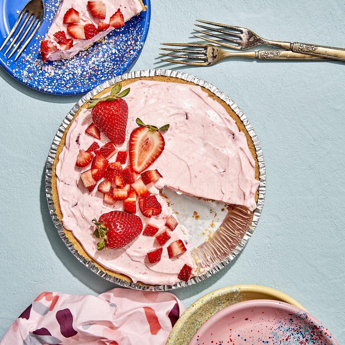 Strawberry Cheesecake Pie
