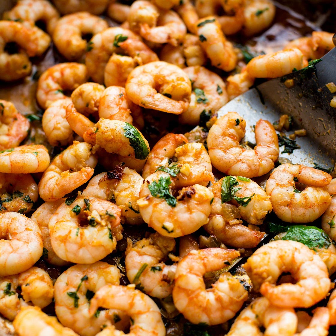 Garlic Cilantro Shrimp