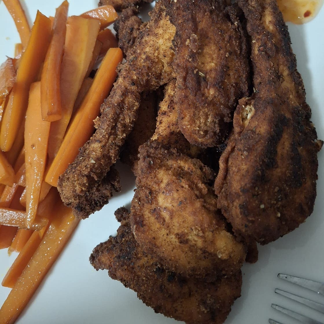 Air Fryer Blackened Chicken Tenders
