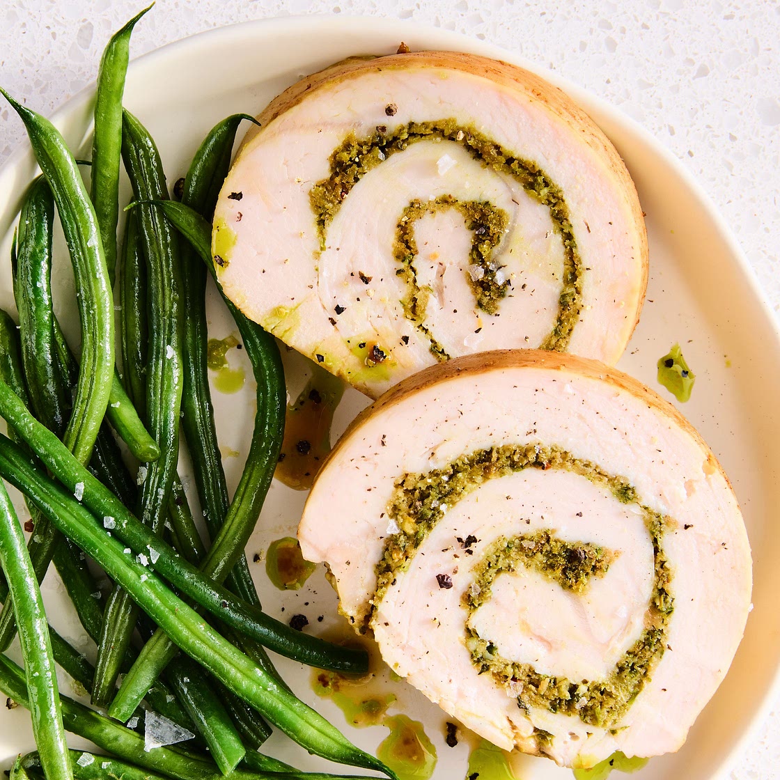 Garlic & Herb Turkey Roulade