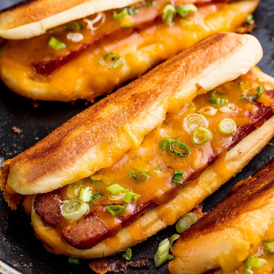 Grilled Cheese Dogs