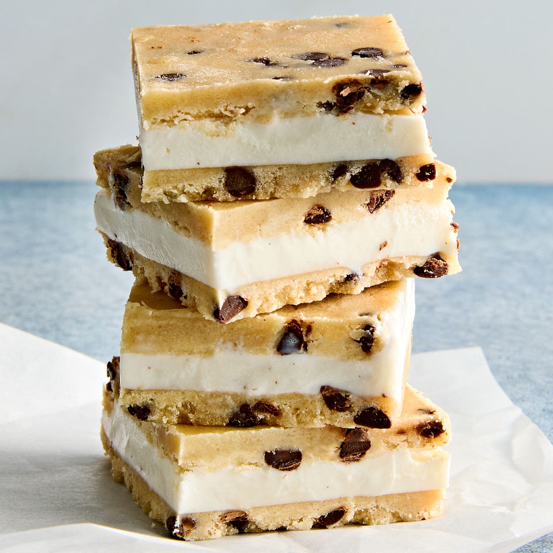 Cookie Dough Ice Cream Sandwiches