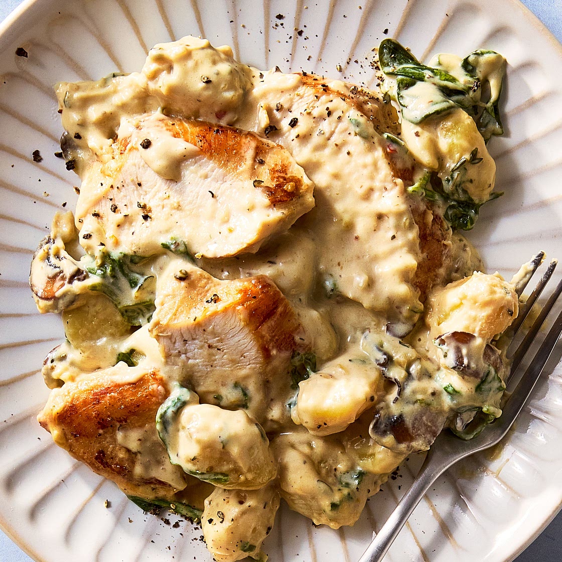 One-Pan Creamy Chicken & Gnocchi