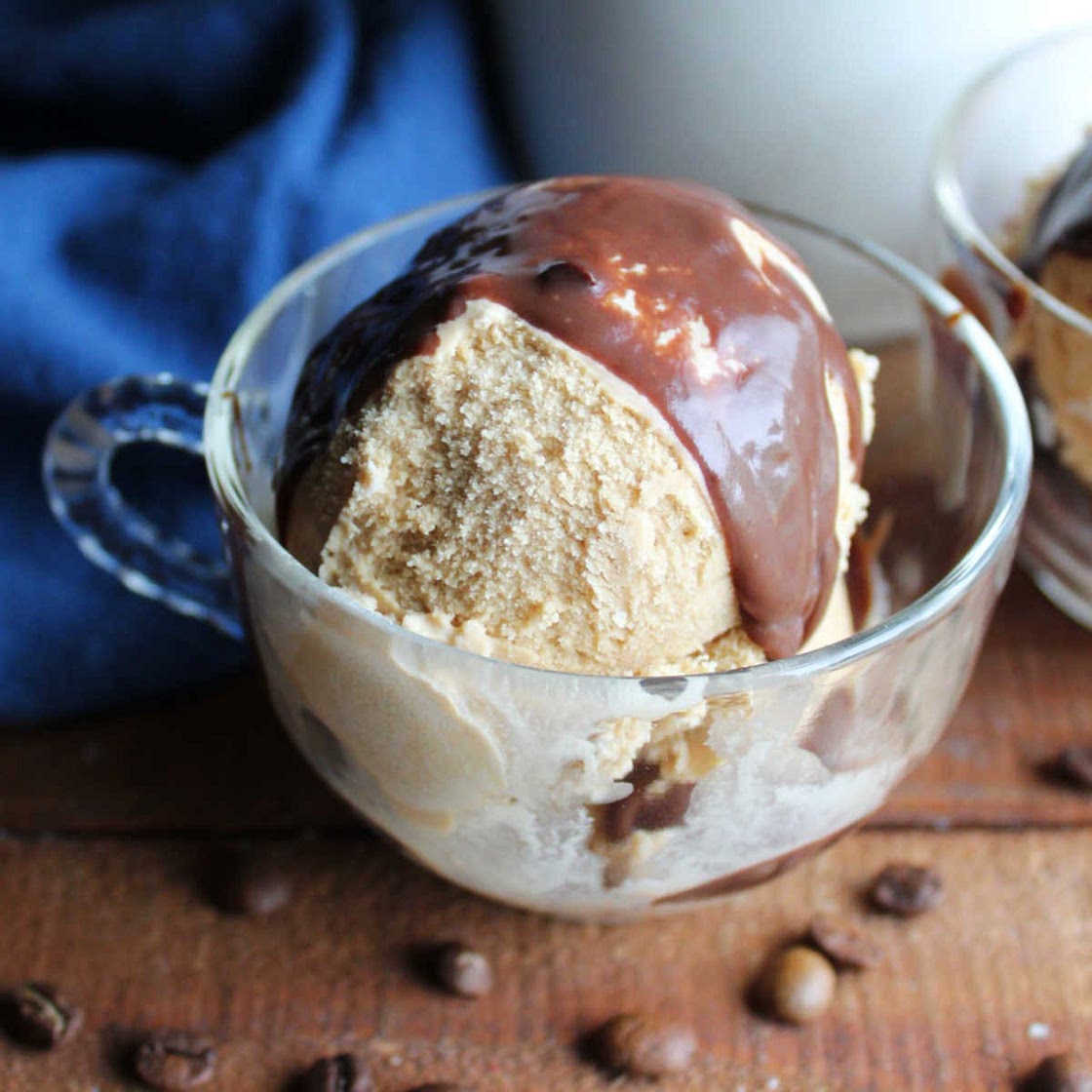 Coffee Ice Cream Without Eggs