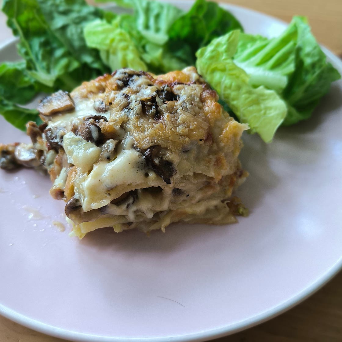 Mushroom Lasagna with Porcini Béchamel
