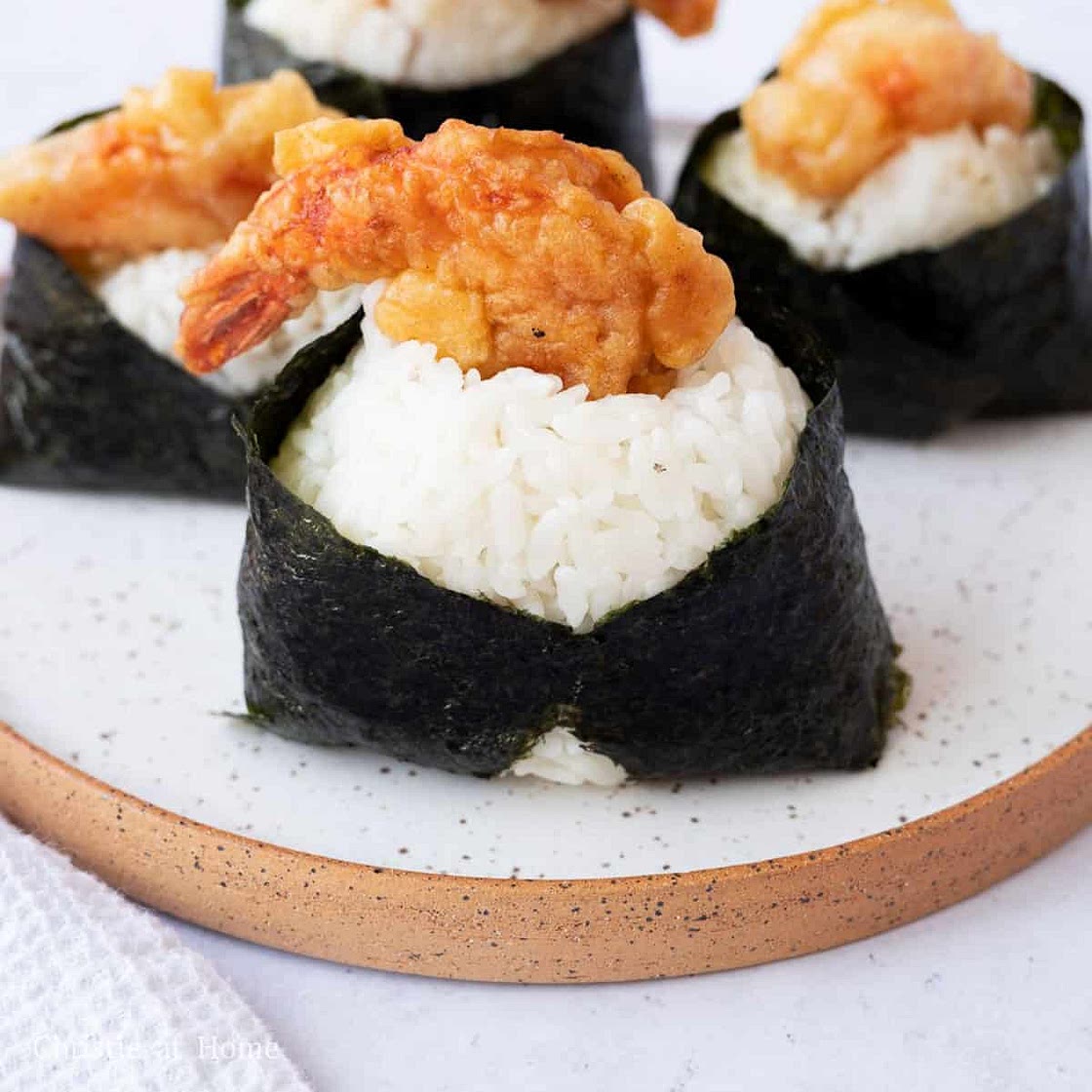 Easy & Simple Tenmusu (Shrimp Tempura Rice Ball)