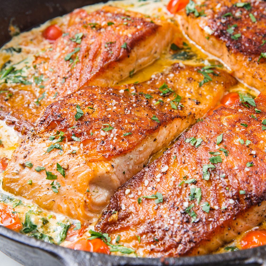 Tuscan Butter Salmon