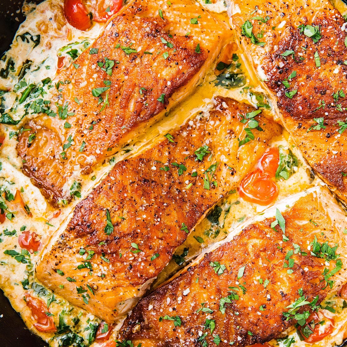Tuscan Butter Salmon