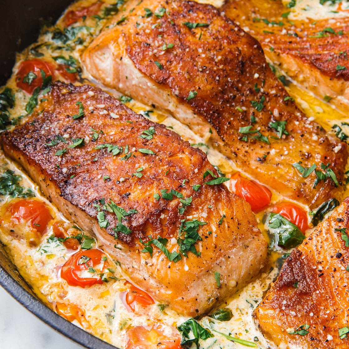 Tuscan Butter Salmon