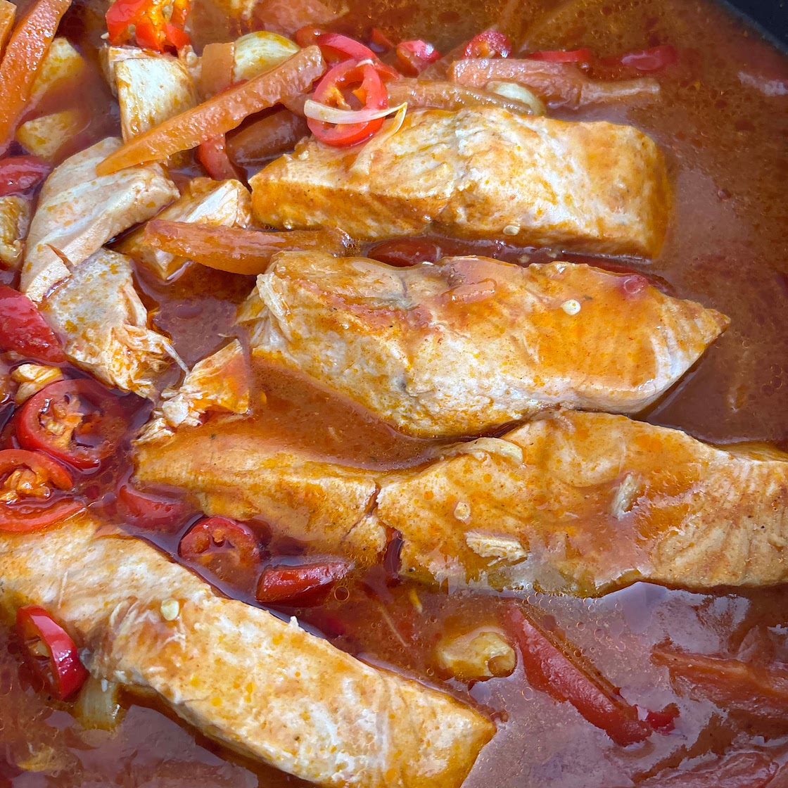 Moroccan Hot Salmon Chaya Grosskopf)